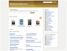 Tablet Screenshot of boekrecensie.com